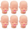 Healifty 10 stücke Vinyl Baby Puppe Kopf Baby nippel DIY Handwerk für künstler Hand malerei Puppe körperteil ersatz Keychain Baby Shower Party Favor