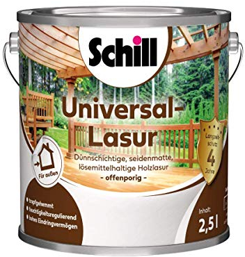 Schill Universal-Lasur - Holzlasur 2,5 Liter Nussbaum