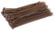 GTSE 100 Pack of Brown Cable Ties, 200mm x 2.5mm Premium Tie Wraps, Nylon Zip Ties
