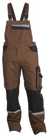 Logista Arbeitslatzhose Profi, Charlie Barato®, braun/schwarz (50)