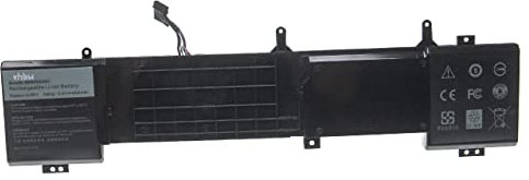 vhbw Replacement Battery compatible with Dell Alienware 17 R2, 17 R3, ALW17ED-1728, ALW17ED-1828T Laptop (4400mAh, 14.8V, Li-Ion)