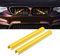 AggAuto 1 Paar Front-Kühlergrille Einsätze, Grill Inserts, Kühlergrillstreifen für BMW 1 Serie F20 F21, 2-S F22 F23 F45 F46, 3-S F30 F31 F34, 4-S F32 F33 F36, 5-S G30 G31, 6-S G32, 7-S G11 G12(Gelb)
