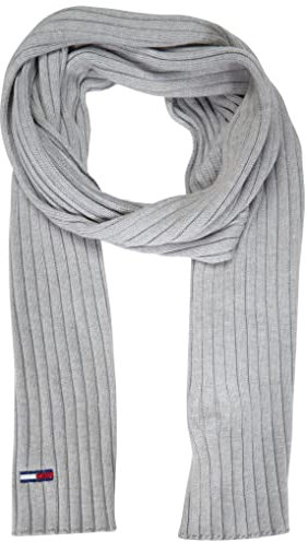 Tommy Jeans Damen TJW Flag Scarf AW0AW13667 Schals, Grau, OS