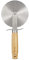 Culinare Naturals Pizza Cutter Wheel, Sustainable Bamboo/Stainless Steel, 22cm, Sharp Slicing Tool for Pizzas/Dough/Quiche with Large Wheel, Metal Slicer, Not Dishwasher Safe