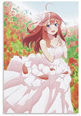 2022 New Anime The Quintessential Quintuplets Poster Home Modern Decorative Poster Coole Artworks Wall Art Canvas Prints 16x24inch(40x60cm)