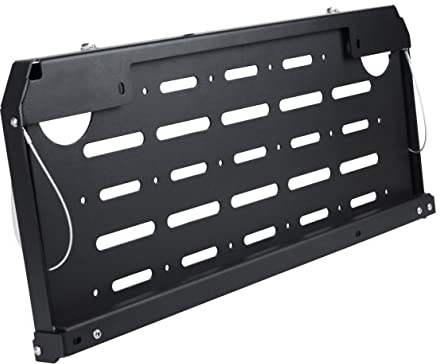 Hansen Styling Parts Ablagetisch Klapptisch Heckklappe schwarz Stahlblech für Heckklappe Tisch Platte Offroad passend für Geländefahrzeug