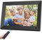 Aorpdd Digital Photo Frame, 10.1 Inch HD IPS Screen Digital Picture Frame, Remote Control Electronic Photo Frame Support 1080P Video/Auto-Rotate/Image Preview/ MP3/ Calendar Clock/USB, Black