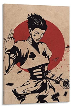 Hisoka Hot Poster Kunst Poster Leinwand Gemälde Dekor Wanddruck Foto Zuhause Modern Dekorative Poster 30 x 45 cm