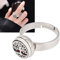 Essential Oil Diffuser, Aromatherapie Finger Ring, Schönes Aussehen Offenes Design Hochpräzises Gewinde Edelstahl Material (01)