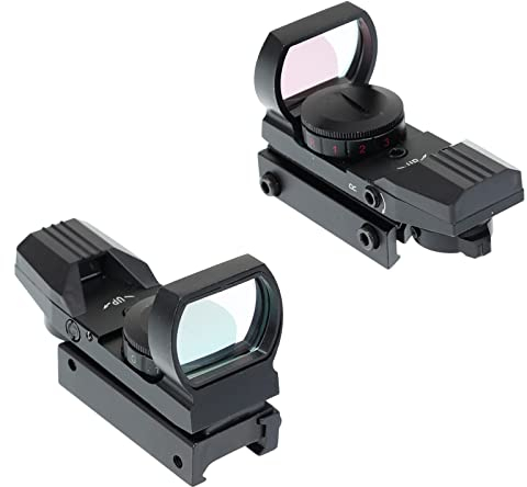 X-Bow FMA Supersonic Multi-Dot Red Dot Visier - Leuchtpunktvisier Rotpunktvisier für Jagd Softair Pistole und Armbrust