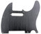 Dasertoe Tele Gitarre Pickguard für Standard-Schlagbrett, 8 Löcher, Metall, Schwarz
