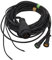 trailer parts4u 582071107 - Cavo di cablaggio per Aspöck 13 poli, connettore a baionetta 5 poli, 2 pezzi, 8 m