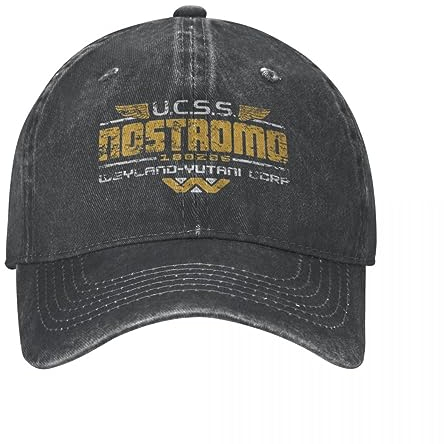 Basecap Alien Vilem Baseballkappen Weyland Yutani Corp Distressed Baumwollmützen Hut Vintage Outdoor Running Golf Adjustable Fit Kopfbedeckung Weihnachten Geburtstag Partei Geschenk