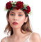 CHSEEO Blumenkranz Blumenkrone Damen, Künstliche Simulationsblume Krone Verstellbarer Girlande Photo Requisiten für Damen Braut Brautjungfern Haarschmuck Hochzeit Zeremonie Festival Party Strand #12