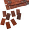 1:24th Scale Miniature Model Dollhouse + Diorama Roof/Wall Tiles Styrene Weathered Terracotta 250 per bag