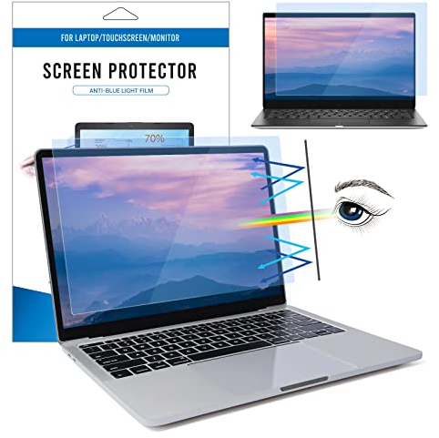 LAMA 13.3 Inch Universal Blue Light Blocking Screen Filter, Anti Glare Laptop Screen Protector(WxH: 11.32x7.08), Anti Blue Light, Anti Glare, Anti-UV, Eye Protection, Reduce Eye Strain(13.316:10)