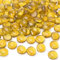 VGOODALL 450 g, 80-100 ciottoli di vetro piatti gialli, gemme decorative in vetro per riempire vasi, spargere la tavola, decorazioni per la casa