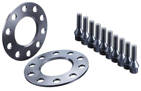 H&R Spurverbreiterungen Spurplatten 2x5mm 5x112 - XB55571-05 kompatibel mit SEAT Altea, Exeo, Leon, Toledo