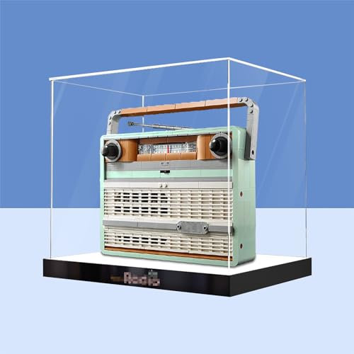 Espositore in acrilico per radio Le-go 10334 retrò, protezione resistente per la tua collezione (modello non incluso) (opzione C)