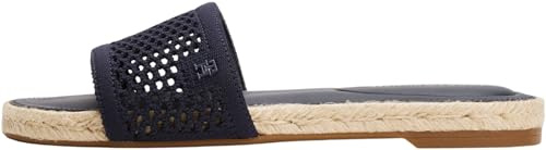 Tommy Hilfiger Damen Sandalen Knit Mesh Espadrille mit Mesh