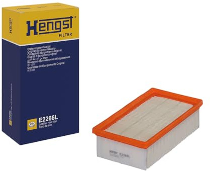 HENGST - Luftfilter E2266L - Luft-Filtereinsatz für KFZ | Hochwertiger Motorluftfilter für Otto- oder Dieselmotor - Schutz für Motoren - Wasserbeständig