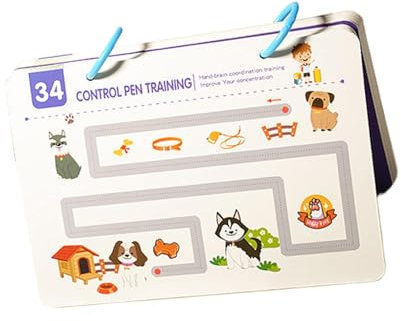 Writing Practice For Kids Age 3-5 | Wipe Clean Preschool Workbooks | Pre School Workbooks For 4 Year Olds, Erasable Notebook For Writing Practice, Wipe Clean Letter Tracing Workbook