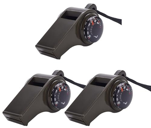 Ksikdeg 3 piezas portátiles 3 en 1 de supervivencia de emergencias con herramienta de supervivencia al aire libre fuerte