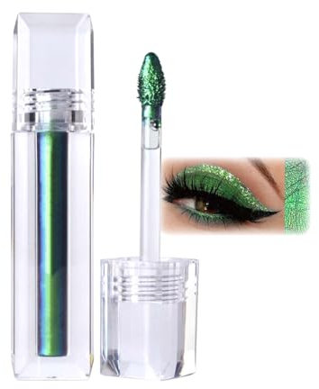 Chameleon Grün Metallic Flüssig Glitter Lidschatten (#01 Green)