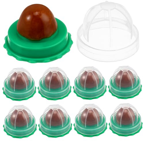 HEMOTON 10 Stück Katzensnacks Katzenminze Leckbälle Mit Fischleim Spurenelementen Wandaufkleber Inklusive Harnprobleme Lindernd Haustiersnack Für Katzen