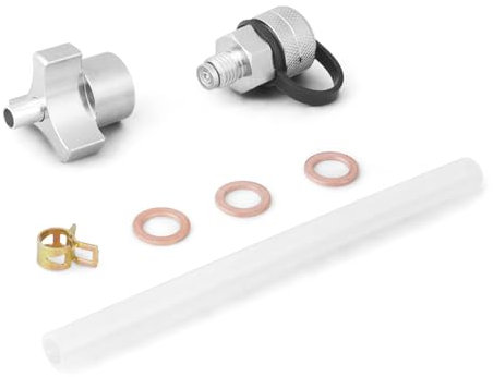 Vocdikficy Quick-Twist-Ölablassventil mit Magnet, Auslaufsicherer Edelstahl-Ablassschlauchanschluss M14x1,5