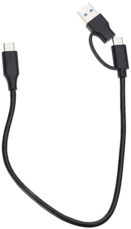 AVKGCZ Cable USB C 2 en 1 USB 3.0 C a tipo C, cable USB-A/C a C, cable de sincronización de datos de 10 Gbps, 30 cm de longitud, divisor USB C