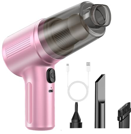 Wisylizv Aspirateur Sans Fil - Aspiration Puissante | Aspirateur Portable Multifonction | Aspirateurs De Voiture | Pour Voiture, Maison Et Bureau, Rechargeable Avec Souffleur