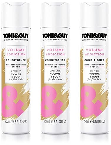 3x Toni & Guy Volume Addition Spülung je 250ml für feines Haar Volumen Spülung