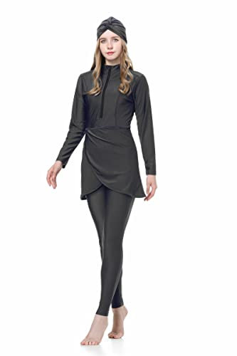 ziyimaoyi Konservative muslimische Bademode, islamischer Badeanzug für Damen, Hijab-Bademode, volle Abdeckung, muslimisches Schwimmen, Strandmode, Badeanzug