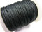 beadsvision 75m Baumwollband 1mm schwarz Baumwollschnur Baumwollkordel gewachst rund