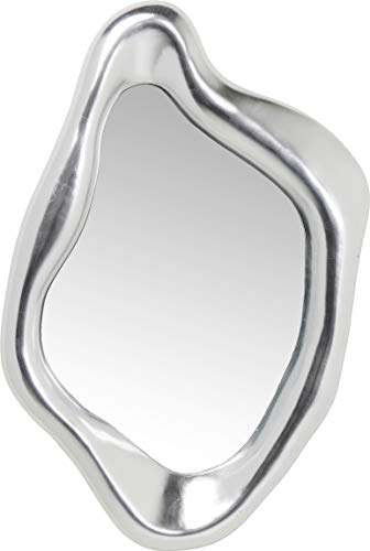 Kare Design Spiegel Hologram, Silber, Wand, mit Rahmen, Dekospiegel, asymmetrischer, 119x76x9 cm (H/B/T)