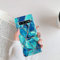 DEFBSC iPhone 7 Plus/iPhone 8 Plus Marble Case, Colourful Marble Case Ultra Slim Soft TPU Bumper Shockproof Colourful Marble Back Cover Case for iPhone 7 Plus/iPhone 8 Plus, Blue