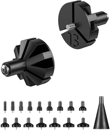 EZshoot Boresighter's Adapter und Schrauben für 0,177 bis 0,54 Kaliber Green/Red Bore Sighter (9 Stück)