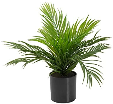 EUROPALMS Goldfruchtpalme, Kunstpflanze, 46 cm | Junge künstliche Areca-Palme aus PE
