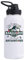 Equoza Travel Gifts – Mamasaurus Wasserflaschen, 900 ml, Edelstahl, isoliert, auslaufsicherer Deckel (weiß)