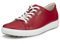 ECCO Modische Damen-Sneaker mit 7 Bindungen, Chili red, 37/37.5 EU