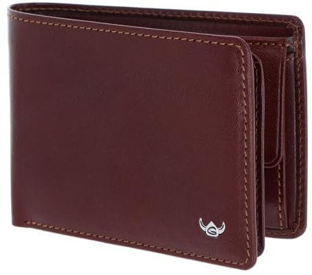 Golden Head Leder Geldbörse Colorado RFID Protect Minischeintasche 1196 Tabacco braun