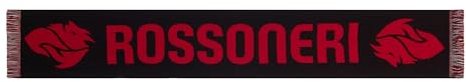 AC Milan Unisex Sciarpa Ufficiale Offizieller Jacquard-Schal, rot/schwarz, Einheitsgröße