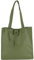 modamoda de - T247 - Ital. Leder Shopper mit herausnehmbarer Innentasche, Farbe:Olivgrün