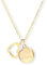 Personalisierte Herz Kette mit Gravur als Geschenk für Frauen | zur Geburt | zur Hochzeit | für die Freundin | für Mama (Gold)