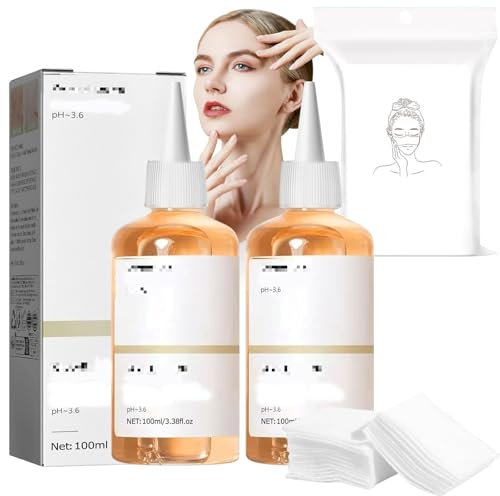 Glycolic Acid 7% Toning Resurfacing Solution 2 Flaschen 100ml Glycolic Acid Toner Hautpflege Glykolsäure Toner Hydrating Toner GesichtspflegeSerum Suitable für All Skins