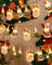 GEEKEO Lichterkette Batterie Weihnachten Innen, 3M 20LED Batteriebetrieben Lichterkette Weihnachten Warmweiß Weihnachtsbeleuchtung für Kinderzimmer Balkon Schlafzimmer Innen Außen Weihnachten Deko