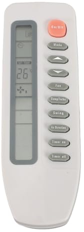 Diyeeni Control Remoto de Aire Acondicionado R71A CE, Reemplazo Universal del Controlador de Aire Acondicionado de CA para Tornado R71A E R71A CE para para Komeco, Reemplace el