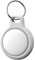 CASCHO Air Tracker 1 Pack, with Apple Find My (iOS Only) Super Lightweight Item Finders for Keys, Wallet, Luggage, Backpack, IP67 Waterproof with 2 White Protective Cases
