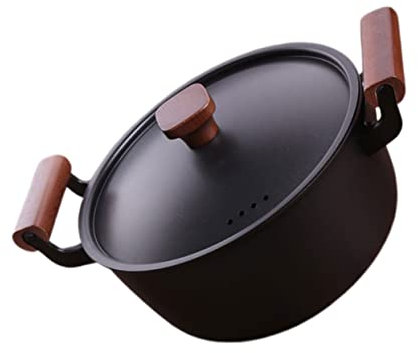 SHOWERORO Olla De Hierro Tapa Para Estofados Robusta y Duradera Utensilio De Cocina